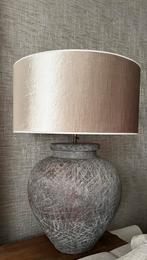 Grote kruiklamp met mooie lampenkap, Ophalen, Rond, Crème, 50 cm of meer