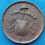 Penning Utrecht Herdenking Kozakkendag - 1863, Verzenden, Brons, Nederland