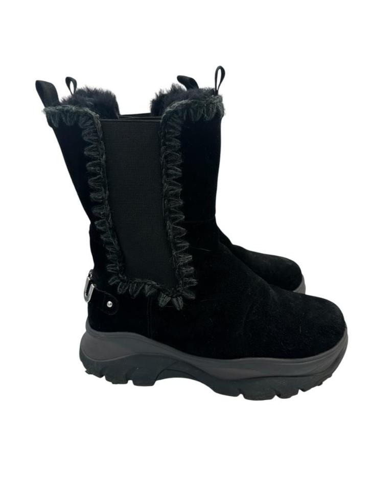 Mou enkellaarzen 38, Kleding | Dames, Schoenen, Zo goed als nieuw, Zwart, Ophalen of Verzenden