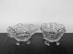 2 Schaaltjes Libochovice Persglas Art Deco, Antiek en Kunst, Antiek | Glas en Kristal, Ophalen of Verzenden