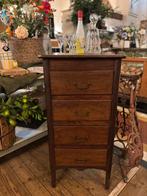 Antieke houten engelse ladekast, brocante, landelijk, Gebruikt, Hoofdstraat 15, Minder dan 100 cm, Il fienile