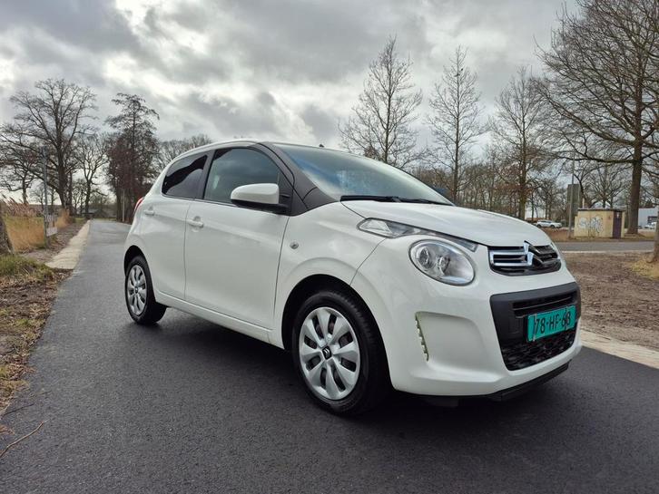 Citroën C1 1.0 VTi 72PK S&S 5D 2019 Wit, Auto's, Citroën, Particulier, Te koop, C1, ABS, Airbags, Airconditioning, Bluetooth, Boordcomputer