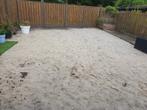 Gratis - wit ophoog zand, Tuin en Terras, Zand, Ophalen, Gebruikt, Ophoogzand