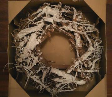 kerstkrans houten krans kerst wortelkrans wortel beschikbaar voor biedingen