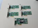5x Intel netwerkkaart gigabit pci express, Ophalen of Verzenden, Gebruikt, Intern, Intel