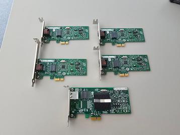 5x Intel netwerkkaart gigabit pci express beschikbaar voor biedingen