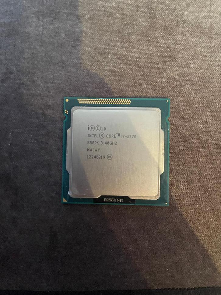Intel Core i7 3770, Computers en Software, Processors, Zo goed als nieuw, 4-core, 3 tot 4 Ghz, Ophalen of Verzenden