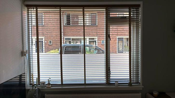 Jaloezie, Huis en Inrichting, Stoffering | Gordijnen en Lamellen, Zo goed als nieuw, 200 cm of meer, Ophalen of Verzenden