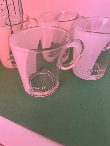 Senseo koffie glazen set van 4 glazen beschikbaar voor biedingen