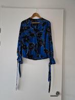 Blouse Amisu maat S dames - zwart / blauw, Blauw, Ophalen of Verzenden, Zo goed als nieuw, Maat 36 (S)