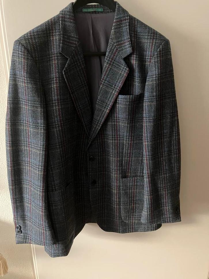 Heren Colbert - Canda - Maat 50, Kleding | Heren, Kostuums en Colberts, Gedragen, Maat 48/50 (M), Grijs, Ophalen of Verzenden