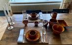 Old Höganäs servies, zeer kompleet en gaaf, Huis en Inrichting, Keuken | Servies, Ophalen, Gebruikt, Overige stijlen, Aardewerk