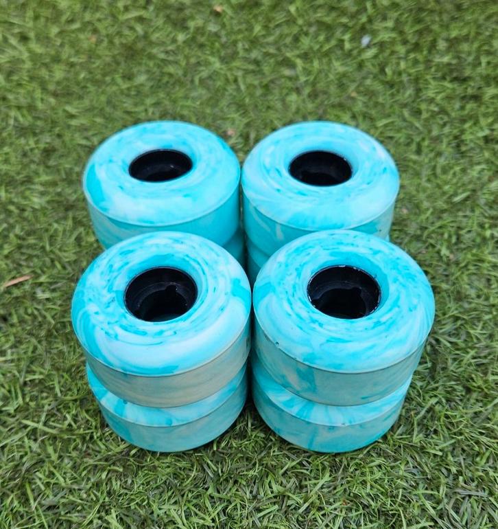 Moxi Fundea Wielen - Set van 8, Sport en Fitness, Skeelers, Gebruikt, Wielen of Lagers, Overige merken, Dames, Heren, Kinderen