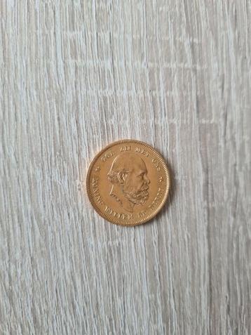 gouden tientje 1889 beschikbaar voor biedingen