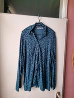 Blauwe blouse met print - Enjoy, Enjoy, Ophalen of Verzenden, Gedragen, Blauw