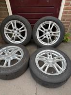 Anzio Wheels Velgen met Banden 195/55 R15, Gebruikt, 15 inch, Banden en Velgen, Ophalen of Verzenden