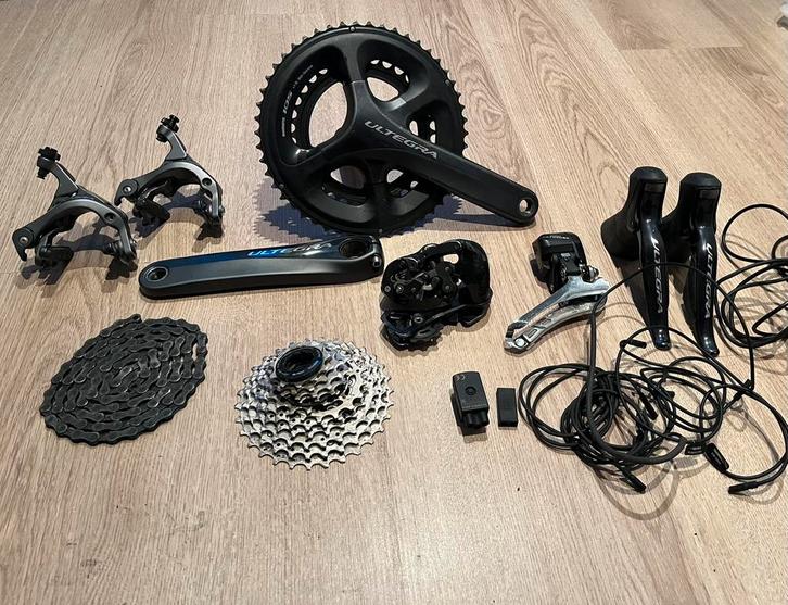 Shimano Ultegra DI2 complete groepset, Fietsen en Brommers, Fietsonderdelen, Gebruikt, Racefiets, Overige typen, Ophalen of Verzenden