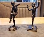 Bronzen beeldjes heel oud prijs voor de 2, Ophalen of Verzenden, Gebruikt, Mens