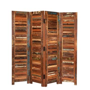 Vintage Kamerscherm Houten Retro Kledingscherm Roomdivider beschikbaar voor biedingen