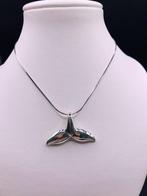 925 Sterling Zilveren Ketting met Walvis Hanger, Sieraden, Tassen en Uiterlijk, Nieuw, Ophalen of Verzenden, Zilver, Dier