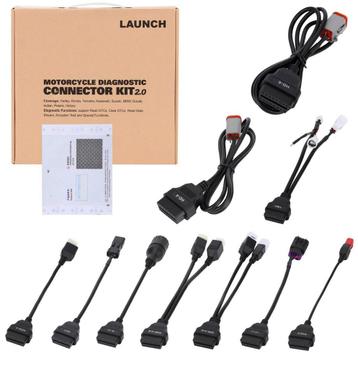 Launch x431 motorfiets uitbreiding set moto diag service beschikbaar voor biedingen