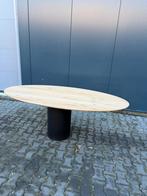 200 x 100 cm massief eiken ovale eettafel, Huis en Inrichting, Tafels | Eettafels, Ophalen, 100 tot 150 cm, 200 cm of meer, Zo goed als nieuw