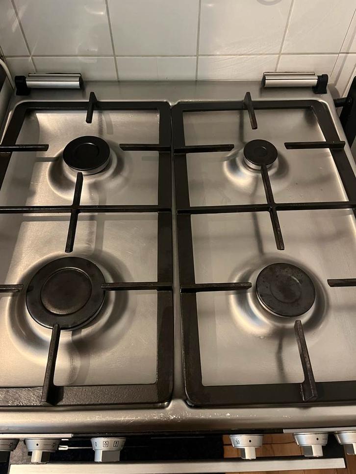 Siemens Gasoven - Goed Onderhouden, Witgoed en Apparatuur, Fornuizen, Gebruikt, Vrijstaand, Gas, 4 kookzones, Grill, Ophalen of Verzenden