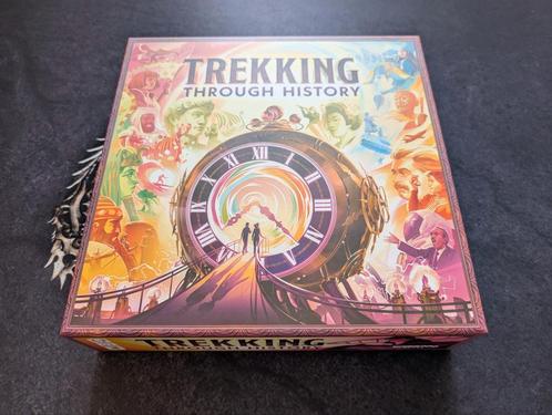 Trekking Through History: Deluxe Edition, als nieuw!!, Hobby en Vrije tijd, Gezelschapsspellen | Bordspellen, Zo goed als nieuw