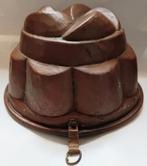 Antieke grote rood koperen cake/puddingvorm tulband, Ophalen of Verzenden