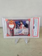 2019 Sergino Dest Ajax Topps Museum PSA 8 handtekening patch, Verzamelen, Sportartikelen en Voetbal, Verzenden, Zo goed als nieuw