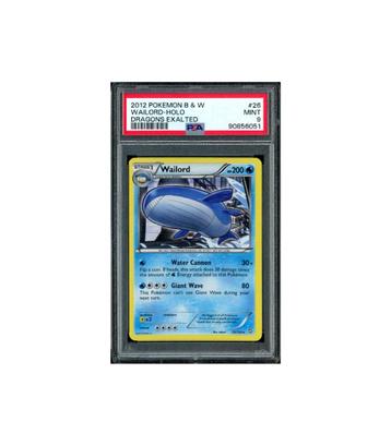 Pokemon Wailord Dragons Exalted Holo #26 PSA 9 beschikbaar voor biedingen