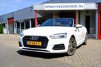 Audi A5 Cabriolet 2.0 TFSI 190pk MHEV Aut. Leder|1e Eig!|Cli, Gebruikt, Euro 6, 4 stoelen, Wit