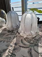 Vintage lampenkapjes, Huis en Inrichting, Lampen | Lampenkappen, Ophalen of Verzenden, Zo goed als nieuw, Rechthoekig, Minder dan 25 cm