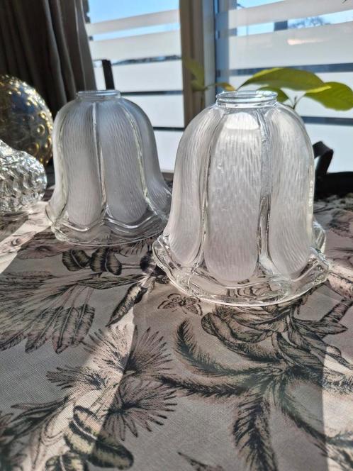 Vintage lampenkapjes, Huis en Inrichting, Lampen | Lampenkappen, Zo goed als nieuw, Minder dan 25 cm, Rechthoekig, Ophalen of Verzenden
