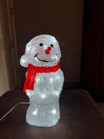 Sneeuwpop met verlichting, Diversen, Kerst, Ophalen of Verzenden, Zo goed als nieuw