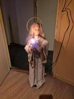 Brocante kerstengel, ( stroom ) bewegend hoofd., Antiek en Kunst, Ophalen of Verzenden