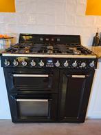 Smeg Gasfornuis 90 cm - drie ovens, Ophalen, 60 cm of meer, Gas, Vrijstaand