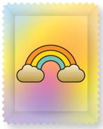 NL Crypto Stamp 2 Safe Regenboog | Rainbow Rare | NFT, Na 1940, Ophalen of Verzenden, Postfris