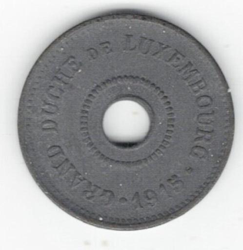 25-1747 Luxemburg 10 centimes 1915, Postzegels en Munten, Munten | Europa | Niet-Euromunten, Losse munt, Overige landen, Verzenden