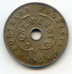Zuid-Rodesië 1 Penny 1936 PR+, Postzegels en Munten, Munten | Afrika, Ophalen of Verzenden