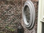 PTMD Grote ovalen spiegel met Houten rand * 91 cm, Ophalen of Verzenden, Ovaal, Minder dan 100 cm