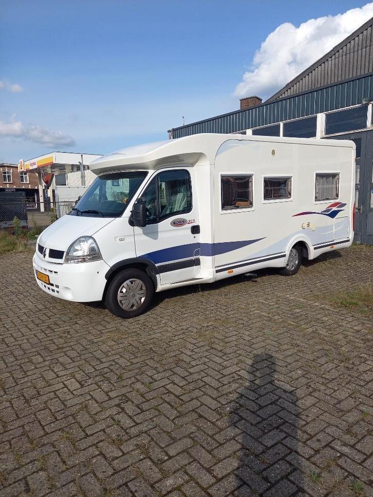 camper frans bed, Caravans en Kamperen, Campers, Particulier, tot en met 4, Half-integraal, Challenger, Overige merken, Diesel