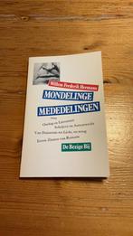 Willem Frederik Hermans - Mondelinge mededelingen, Willem Frederik Hermans, Ophalen of Verzenden, Zo goed als nieuw, Eén auteur