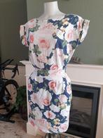 Made in Italy schattige rozen jurk M 38 40 €10 incl verz, Blauw, Knielengte, Maat 38/40 (M), Zo goed als nieuw