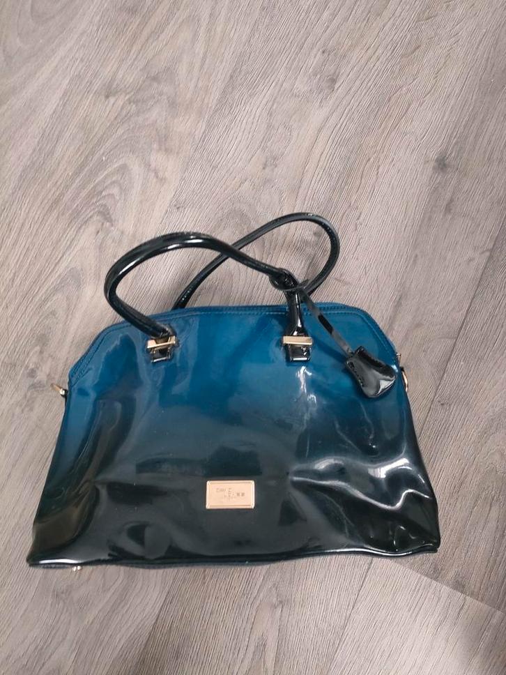 David Jones Handtas - Blauw/Zwart, Sieraden, Tassen en Uiterlijk, Tassen | Damestassen, Ophalen of Verzenden