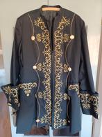 Carnavalsjas met rits - Maat 42 - Goede staat, Onbekend, Zwart, Ophalen of Verzenden, Gedragen