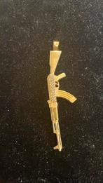 14 k gouden ak-47 hanger 8,7 gram, Nieuw, Goud, Goud, Ophalen of Verzenden