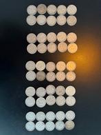 50x 1 Gulden Juliana 1957 Zilver, Postzegels en Munten, Munten | Nederland, 1 gulden, Koningin Juliana, Setje, Zilver