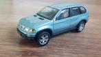 BMW X5 Modelauto Lichtblauw Metaal, Ophalen of Verzenden, Gebruikt, Auto