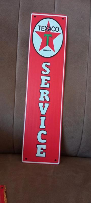 Vintage Texaco Service Blikken Bord 10x40 beschikbaar voor biedingen